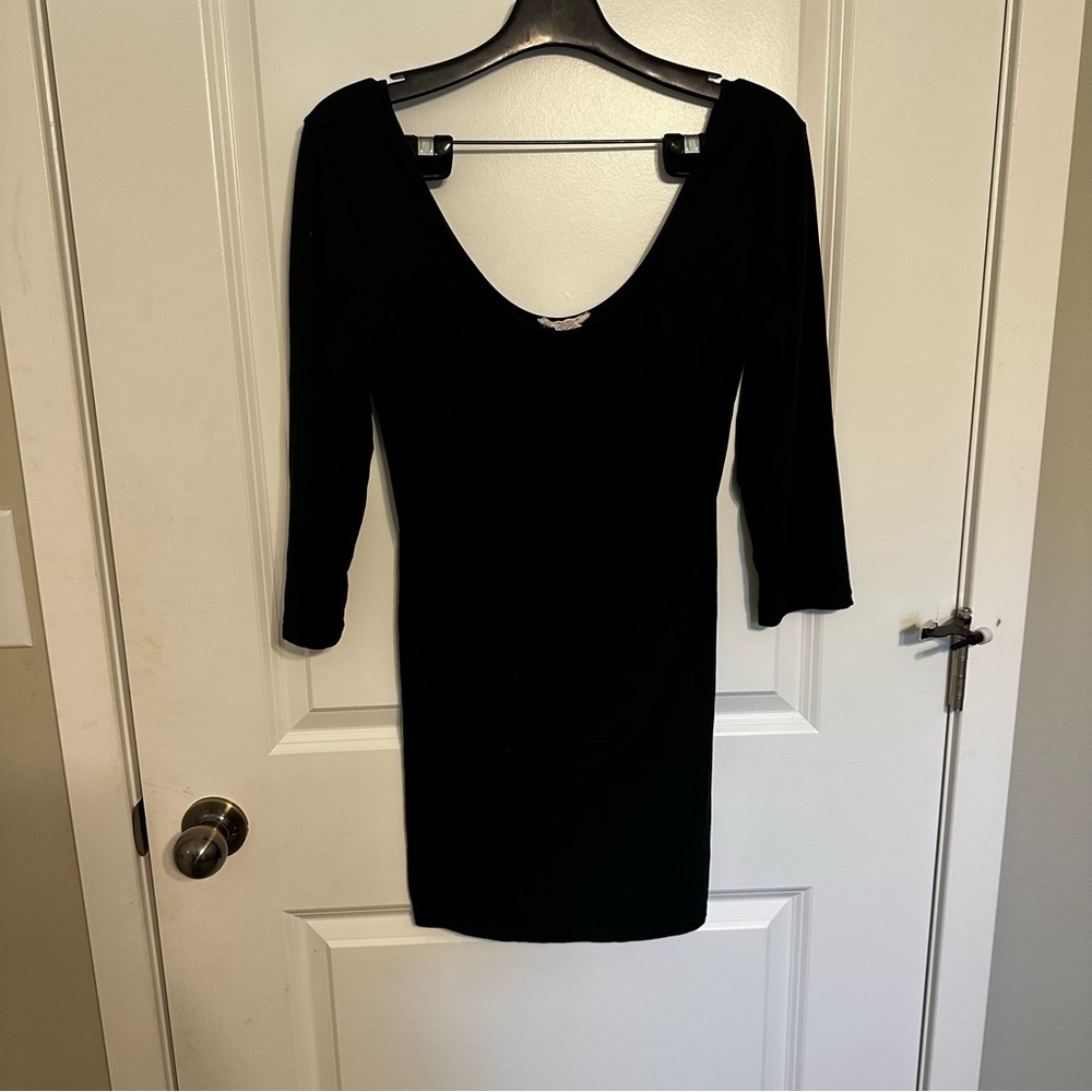 NanaMacs Black Bodycon Dress